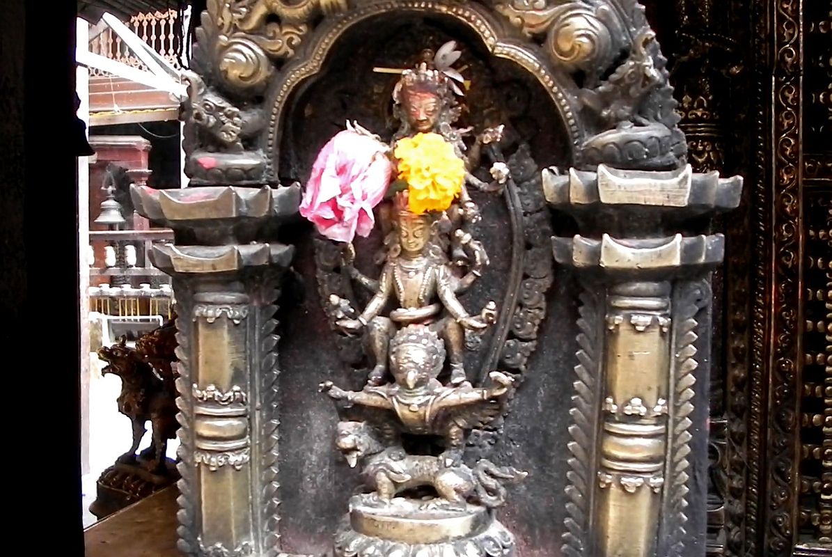 Kathmandu Patan Golden Temple 18 Swayambhu Chaitya Hari Hari Haribahana Lokeshwor Statue The Second Month 